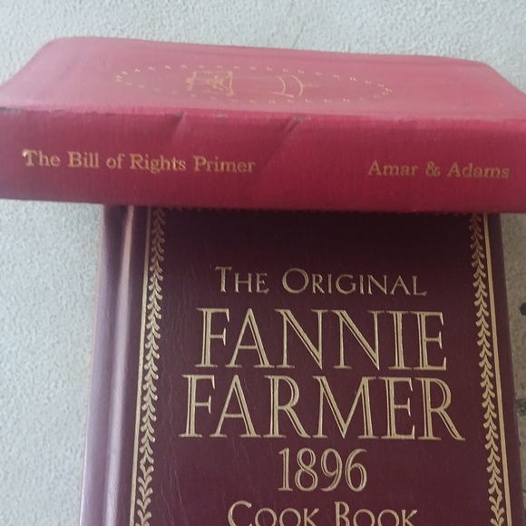 2 Vtg Leather Bound Gold Edged Pages Books - Picture 3 of 8